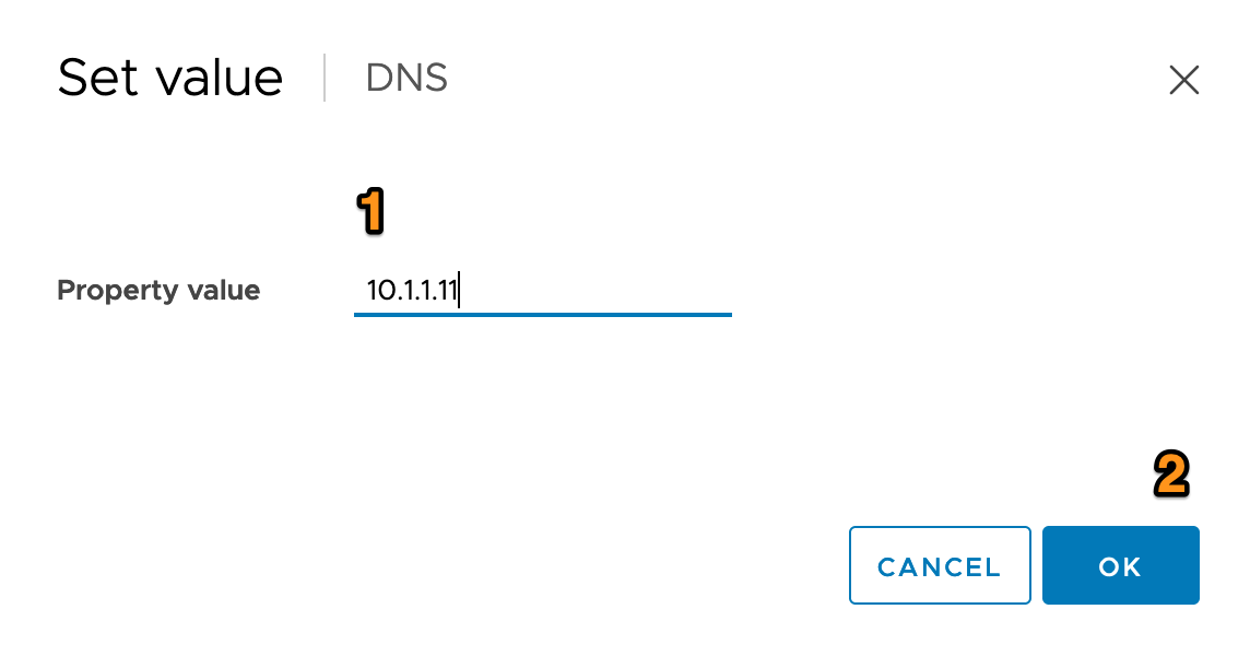 DNS IP Dialog