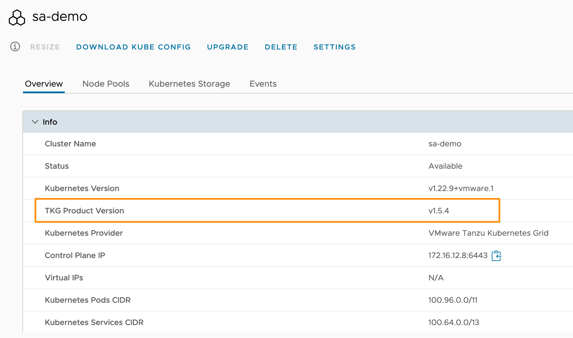 cluster-sa-demo-details