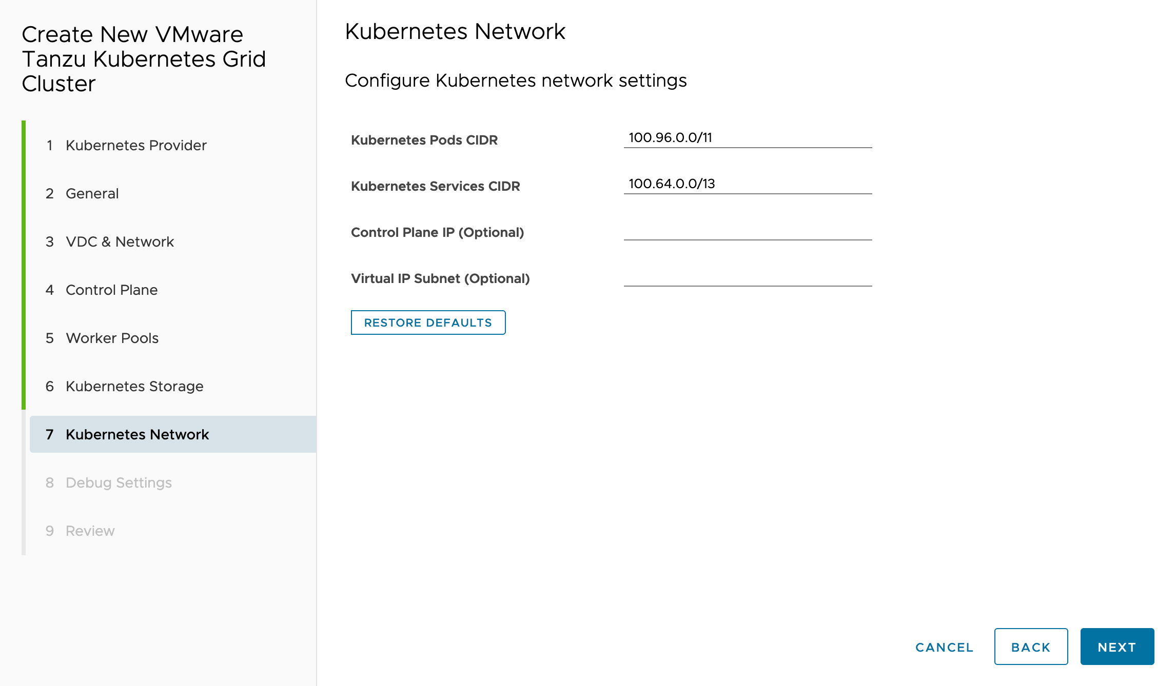 Control Plane LB IP when you use IP ranges on your NSX Edge